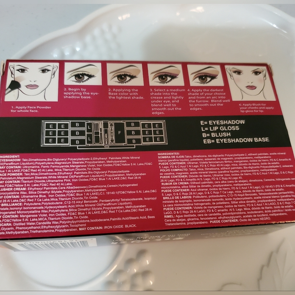 Malibu Glitz Multi-Color Makeup Palette Case - Picture 8 of 8